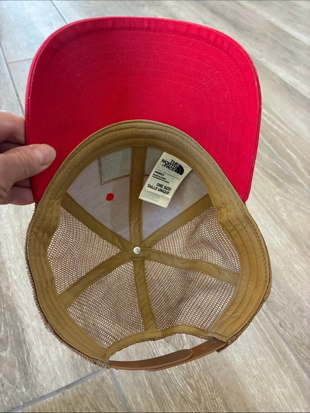 The North Face Red & Brown Mesh Cap